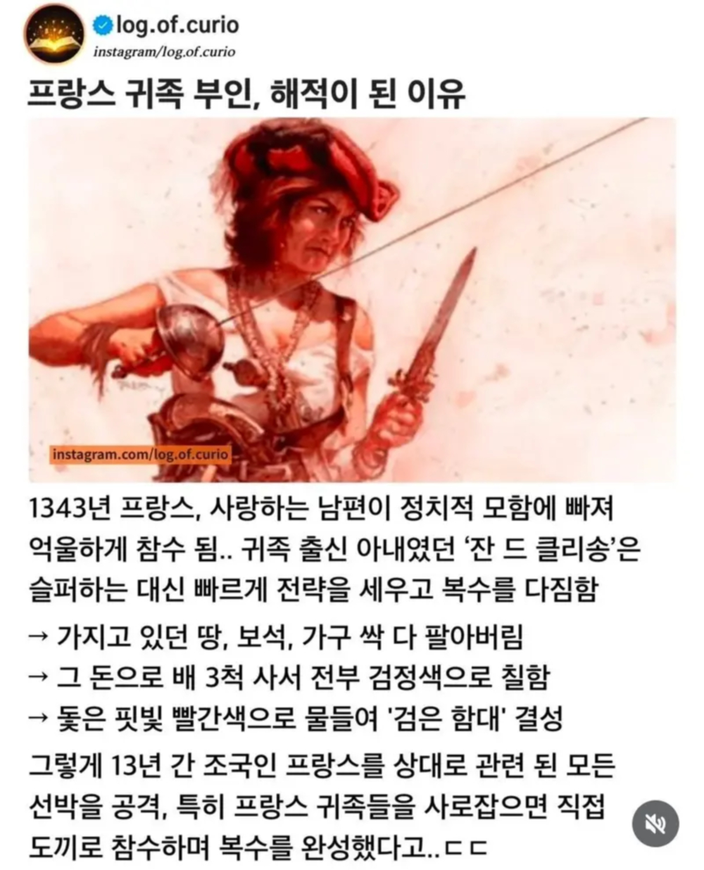 남편을 위해 해적이 된 아내