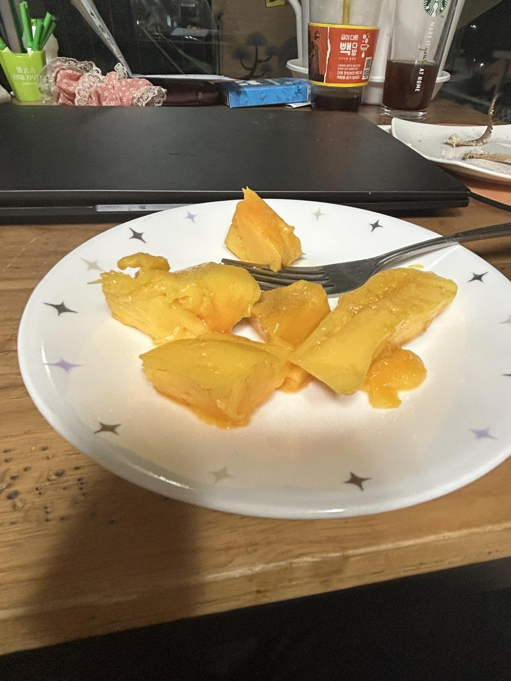 후식으로 망고
